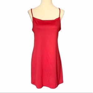 Vintage 80’s red nightie/slip/dress, M